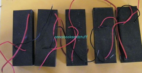 5 pieces of HUGHES model 3595H/01 Laser power supply 3 wires rubber coated brick