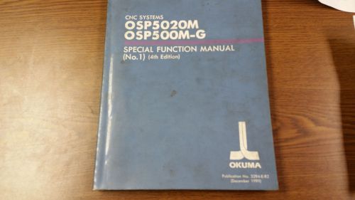 Okuma OSP5020M OSP500M-G Special Function Manual (No.1) (4th edition)