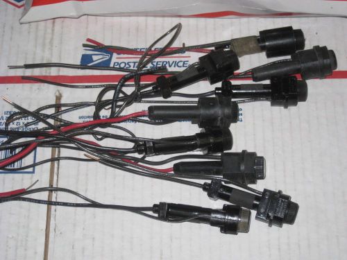 LOT OF 8 BUSSMANN GLR 5- 2 AMP FUSES 3-1.5A W/ HOLDERS IN LINE BUSS FUSE HOLDER