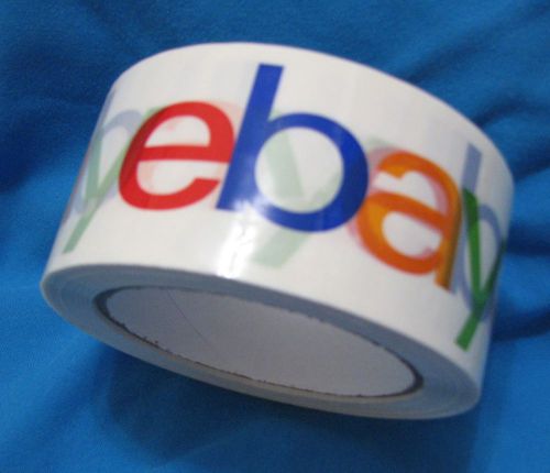 1 - Roll New eBay Branded Packing Shipping Tape 2&#034; x 75 Yards