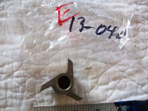1&#034; Thick Used Nice Shape Steel Molding Shaper Cutter 1/2&#034; Bore For Table Saw