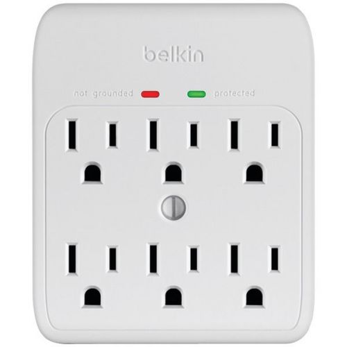 Belkin BSQ600BGW Surge Protector - 6 Outlets