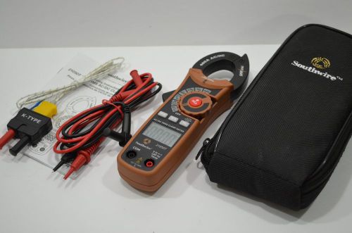 Southwire Digital Clamp Meter DC AC Polarity Hvac True Rms Systems Tool 21050T