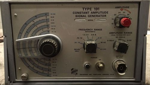 Tektronix 191 Constant Amplitude Signal Generator