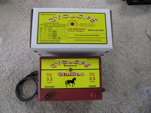 Cyclops Stallion 2.5 Joule Output AC Fence Charger