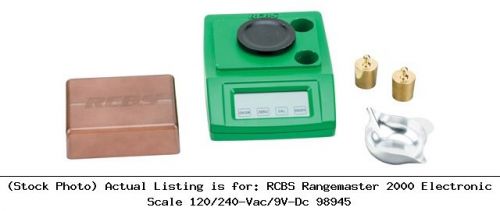RCBS Rangemaster 2000 Electronic Scale 120/240-Vac/9V-Dc 98945