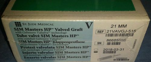 St Jude Medical® 21mm Masters Series HP Gelweave Valsalva Ref: 21VAVGJ-515