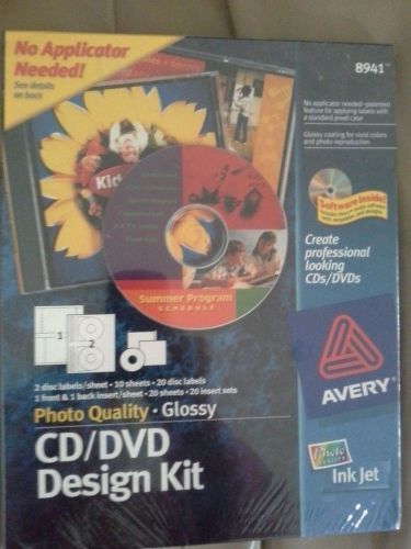 Avery cd/dvd design kit for sale