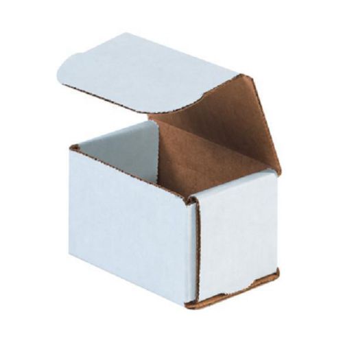 Corrugated cardboard shipping boxes mailers 3&#034; x 2&#034; x 2&#034; (bundle of 50) for sale