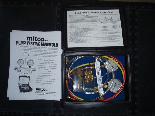 Mitco Oil pump testing manifold P115-10m P115-2m &amp; P115m