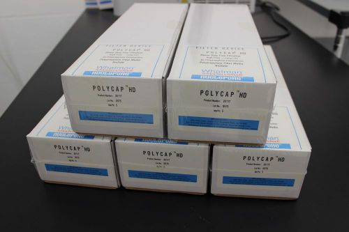 New (Sealed) Whatman Polycap HD heavy duty encapsulated filters (2611T) 5 boxes