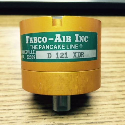 FABCO-AIR DOUBLE ACTION PANCAKE  AIR CYLINDER D-121-XDR
