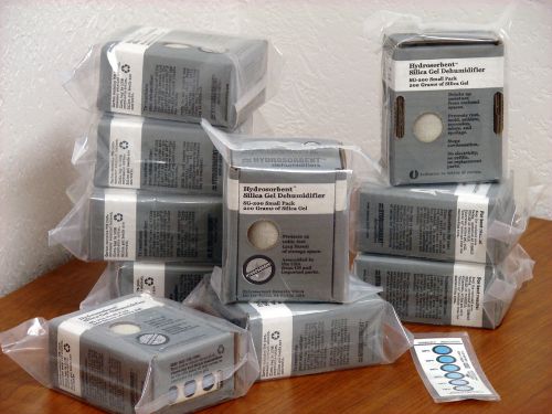 Hydrosorbent silica gel desiccant pack, ten 200g packs for sale