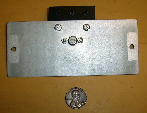 Vintage 1960s DELCO Transistor On 4.75&#034; x 2&#034; Aluminum Heatsink