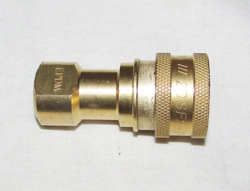 Breco 2DSF2-BI Gold Quick Coupler Disconnect