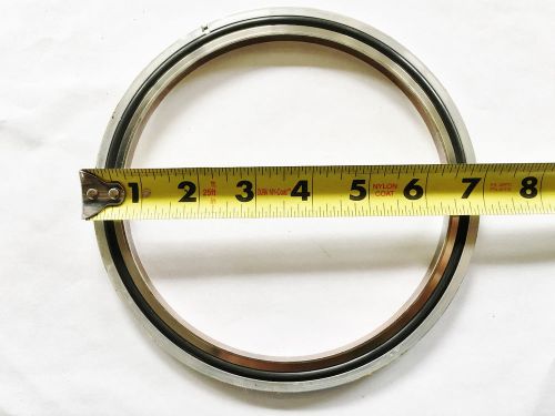 Stainless steel centering ring, o-ring &amp; al spacer, iso 160 nw-160, high vacuum for sale