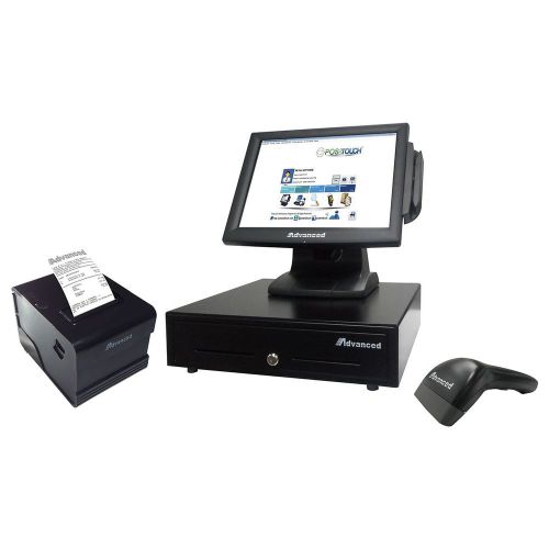 Retail point of sale system  pos retail system all in one touch 15&#034;new pos for sale