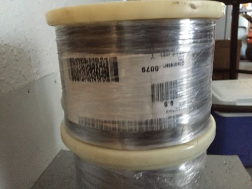 2 Rolls New  Edm ?Wire Zinc Coated ?Brass Wire ?Cool .0079