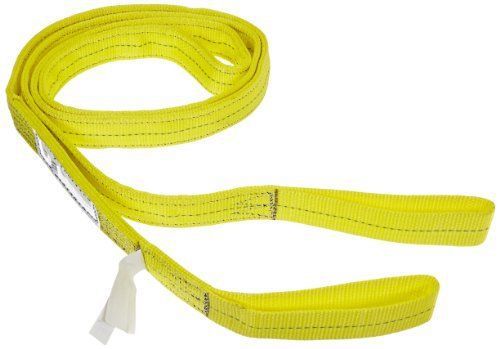 Indusco 77865701 type 3 nylon flat eye synthetic sling, 2 ply, 6400 lbs vertical for sale