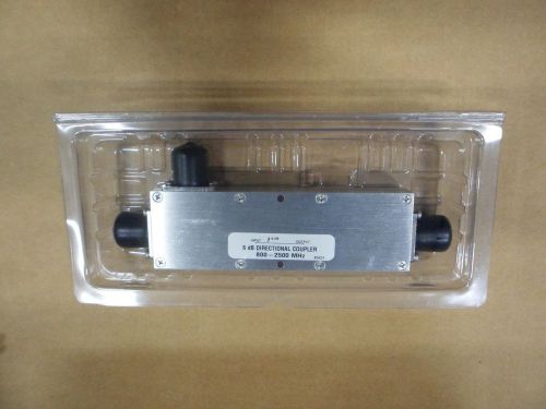 MICROLAB/FXR CK-66N, DIRECTIONAL COUPLER, N CONNECTORS, 6 DB,  800-2500 MHz NEW
