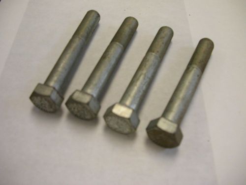 Hex head cap screw bolt 3/8-24 x 2-1/2&#034;  grade 5 package of 4 for sale
