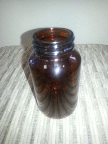 Wide mouth amber bottles 45-400 neck 200 ml