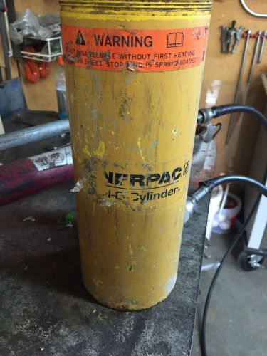 ENERPAC SINGLE ACTING HYDRAULIC CYLINDERS, 50 TON,13-1/4in. USED