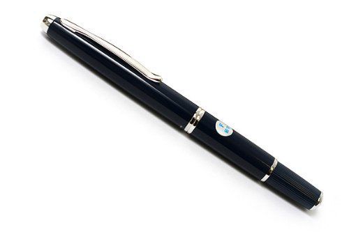 Pilot Fountain Pen Capless Fermo, Dark Blue Body, F-Nib From Japan New