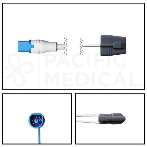 Philips D-Connect Pediatric Soft Shell SpO2 Sensor 3&#039; Cable New Yr Warranty