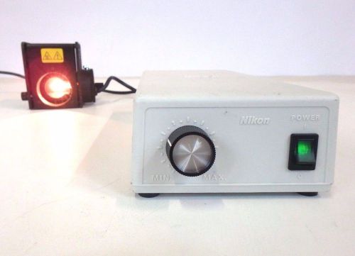 Nikon UN2-PSU100 Power Supply with Halogen Lamp Illuminator Light LHS-H50C-11