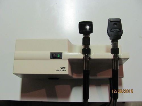 Welch Allyn 767 Otoscope/Opthalmoscope Wall-Mounted Diagnostic Set