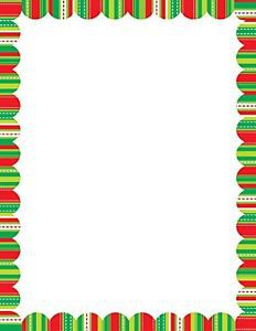 Creative Teaching Press Holiday Stripes and Stitches Computer Paper (7121)