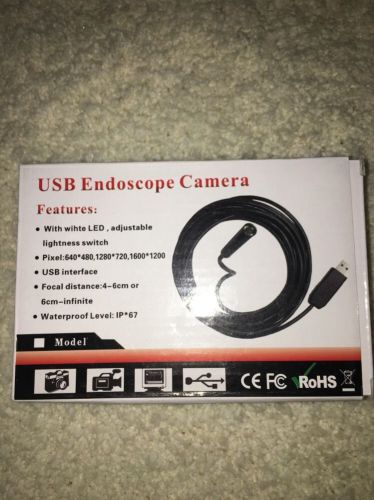 Mini 5M LED USB Waterproof Endoscope Snake Inspection Video Camera