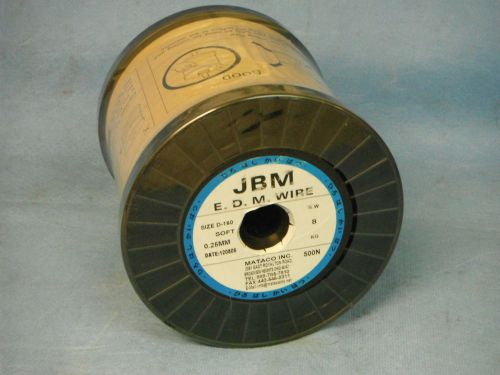 Brass edm wire (2) two 17.6# spools .010&#034; 25mm din 160 half hard 500n charmilles for sale