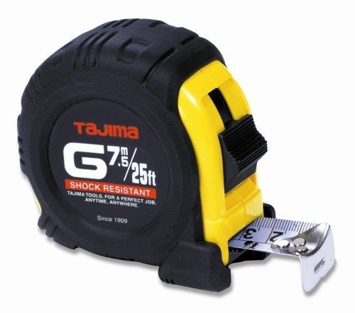 Tajima g-25/7.5mbw 25-feet standard and metric scale tape measure for sale
