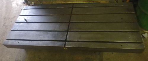 68.5&#034; x 29.5&#034; x 4.5&#034; steel welding t-slotted table cast iron layout plate jig for sale