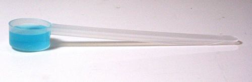 5mL (1 Teaspoon) Plastic Measure w/Extra Long Handle, Pack of 100 Measuring Scoo