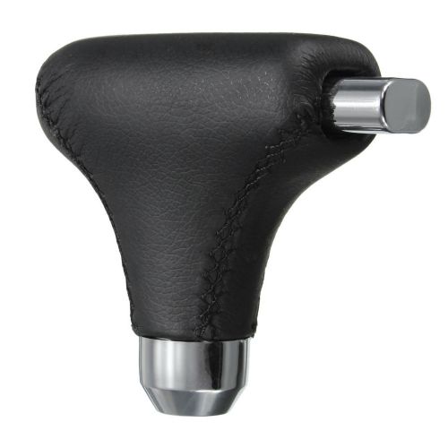 Carbon steel+pu gear stick lever knob shifter for automatic transmission car for sale
