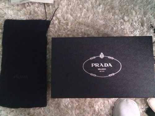 Prada Shoes Empty Box With Dust Bag .