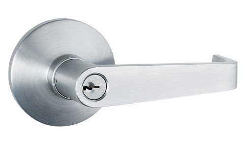 Global door controls aluminum keyed entry lever exit device trim for sale