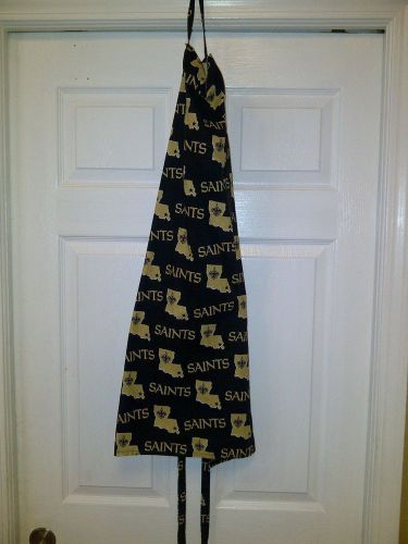New Orleans Saints NFL straight apron with 2 pockets