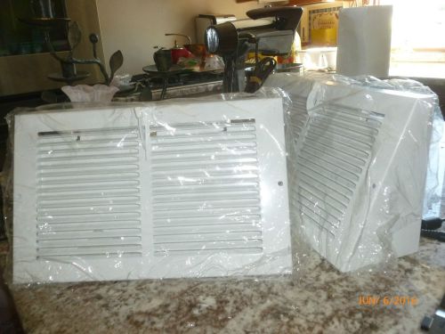3 new hart &amp; cooley vent cover diffuser 12 x 6 1/2 x 3 3/4  6551006 043631 white for sale