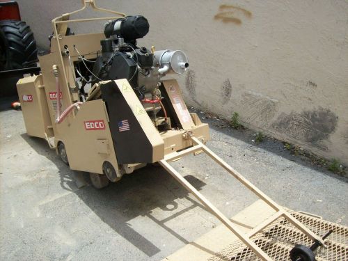 Edco ss-35-35w-35 hp walk behind concrete saw with custom water tank trailer for sale