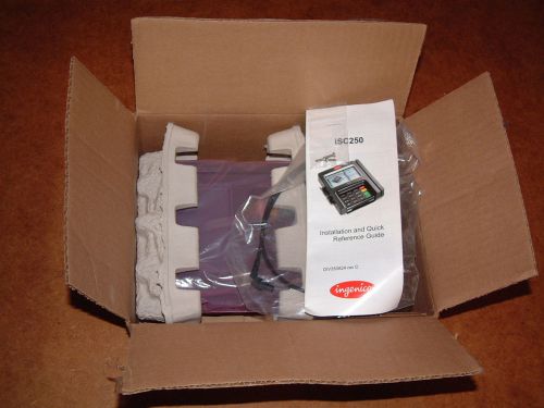 INGENICO ISC250 CREDIT CARD READER TERMINAL; BRAND NEW IN BOX ISC250-USSHC01A