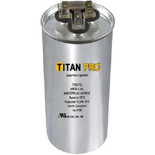Titan Pro TRCFD605 60+5 MFD 440/370 Volt Round Run Capacitor