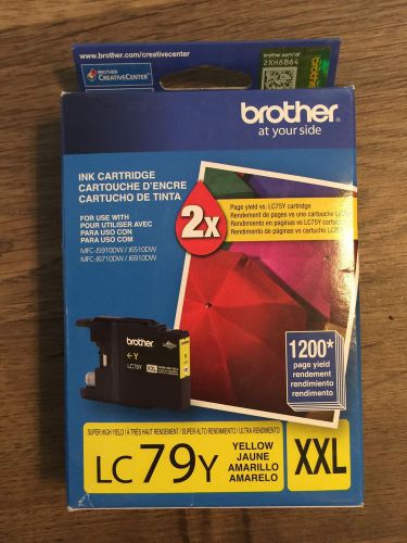 Brother Printer LC79C Super High Yield XXL Yellow Cartridge Ink Retail Package