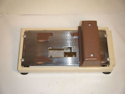 VINTAGE ADDRESSOGRAPH MANUAL SLIDE CREDIT SLIP MACHINE, DATA RECORDER