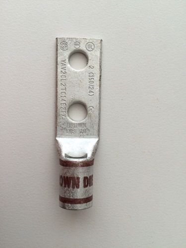 Burndy brown die 10 yav2cl2tc14fxcopper compression lugs qty 36 for sale