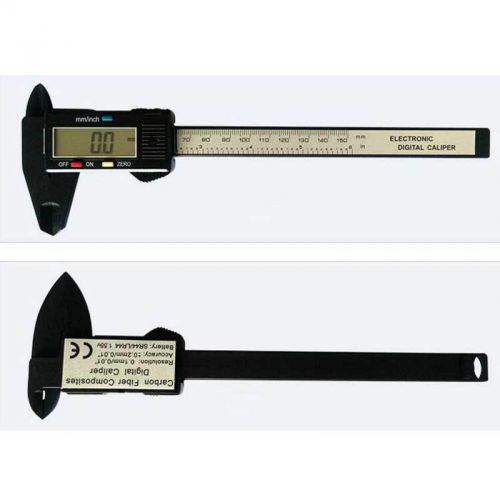 6&#034;/150mm Plastic Vernier Digital Ruler Micrometer Electronic Vernier LCD Display