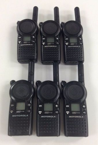 Motorola cls1110 5-mile 1-channel uhf 2-way radio good condition lot of 6 for sale